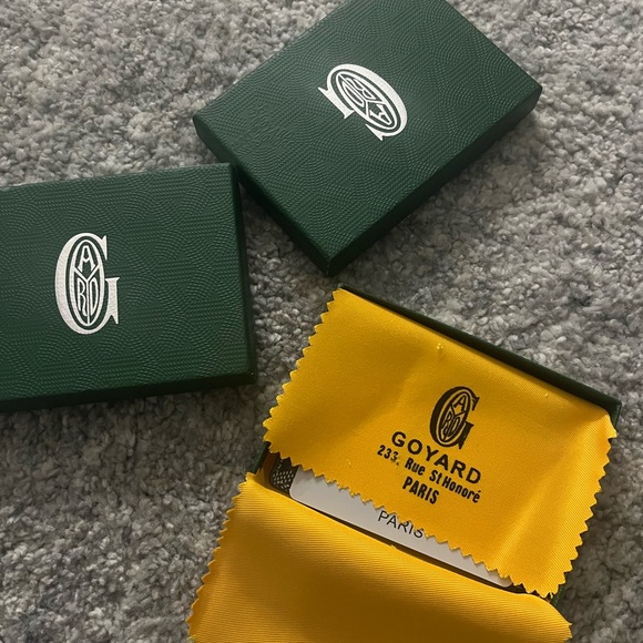 Goyard Dark Green Card Holder